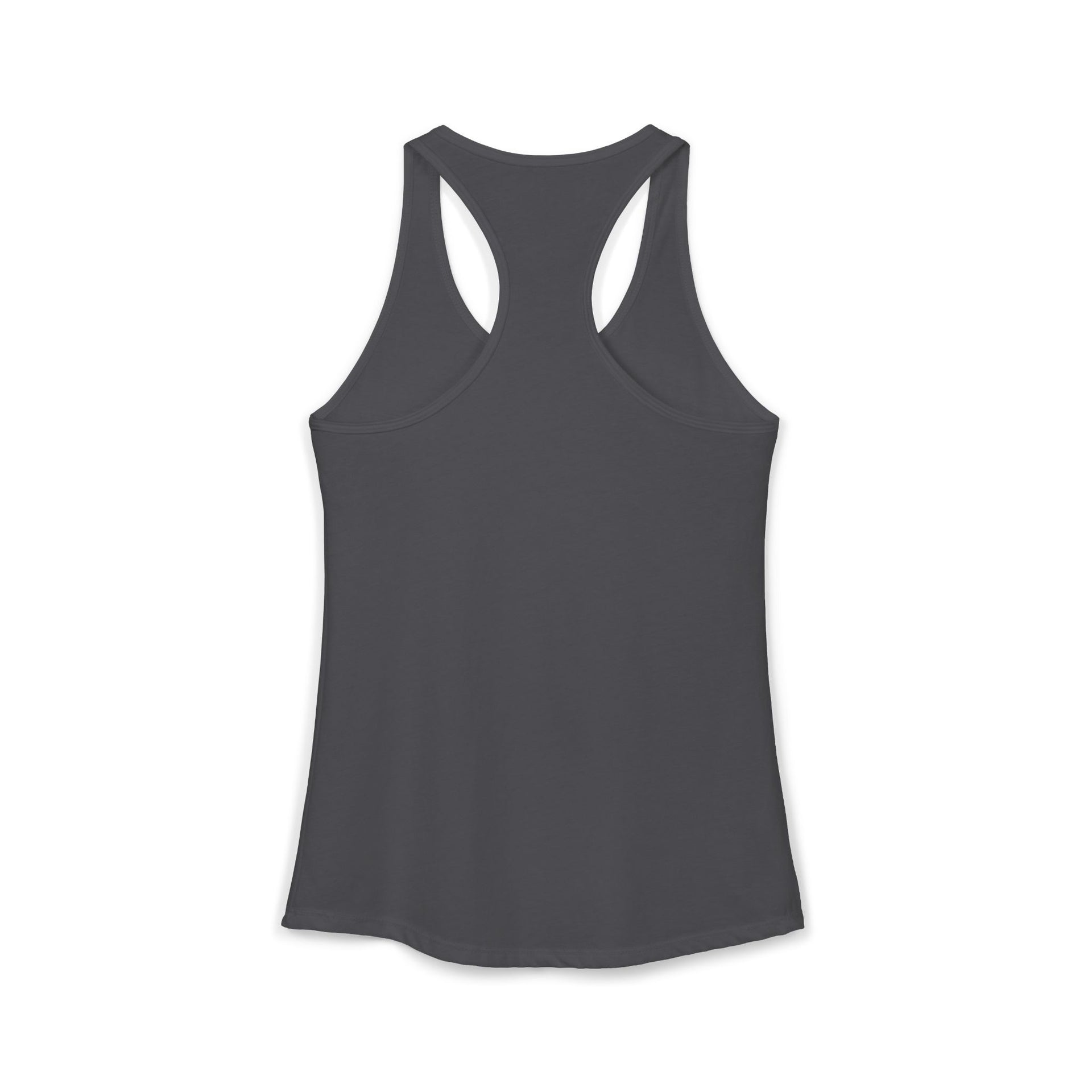 a gray racerback tank top with 'This Vacation is Sponsored by Beer' text funny spring break, beach trip, bachelorette party, girls trip, or lake season design