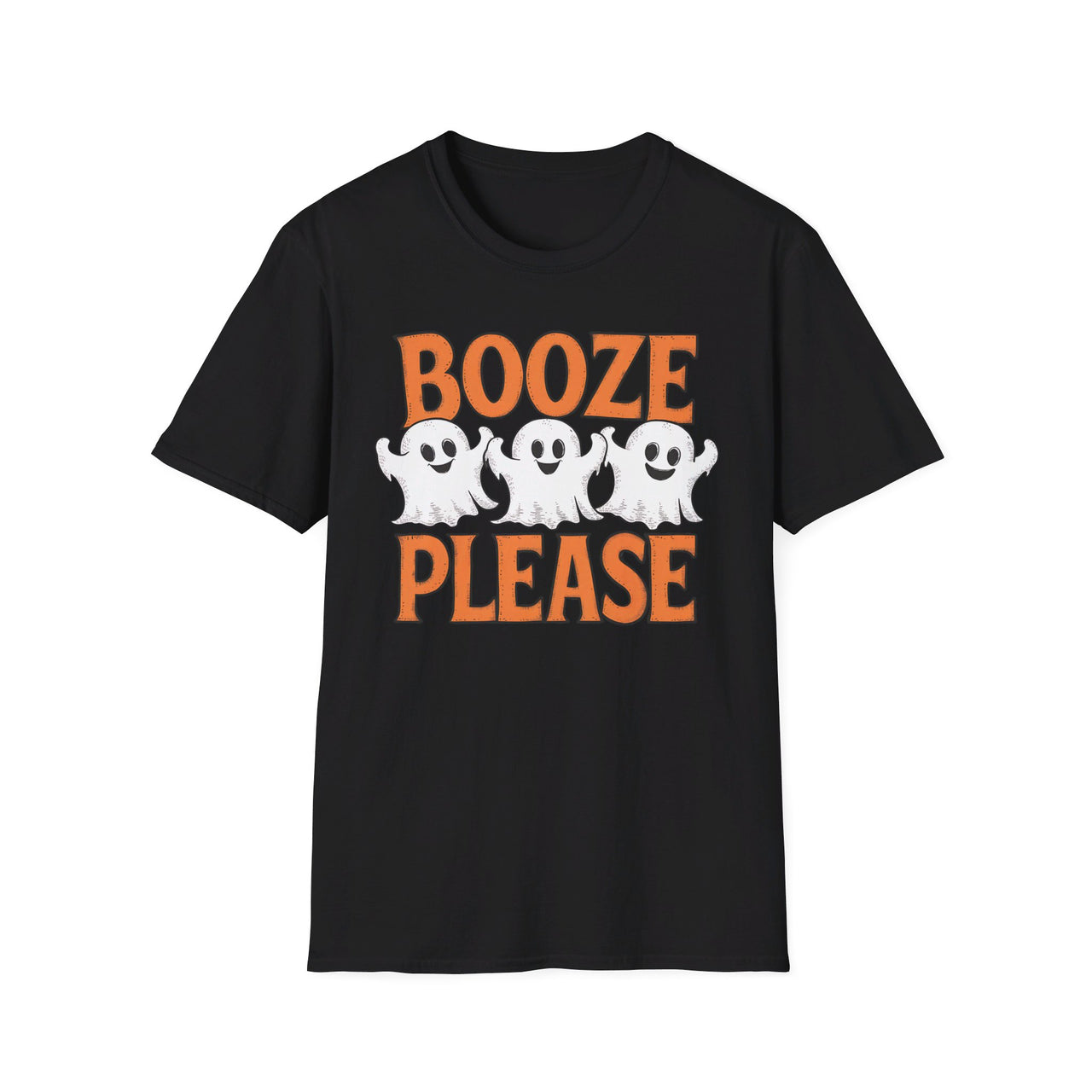 Booze Please Funny Halloween Tee