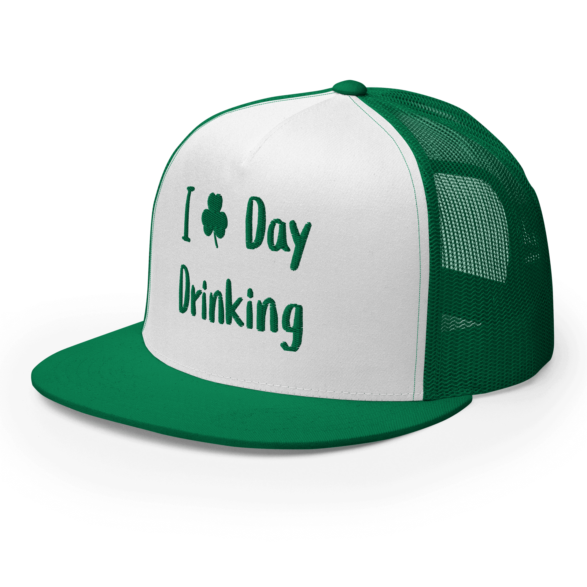 I Love Day Drinking Trucker Cap