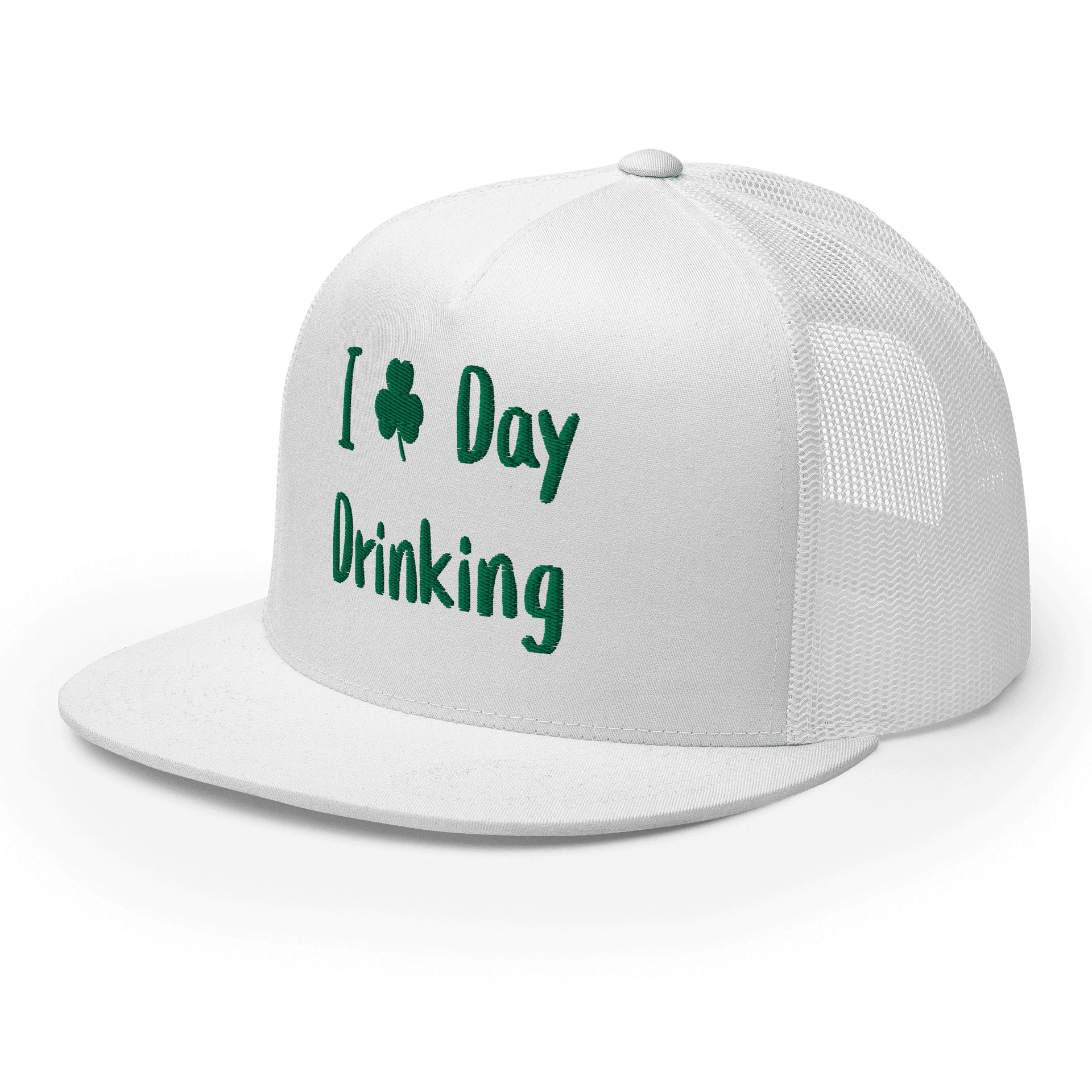 I Love Day Drinking Trucker Cap