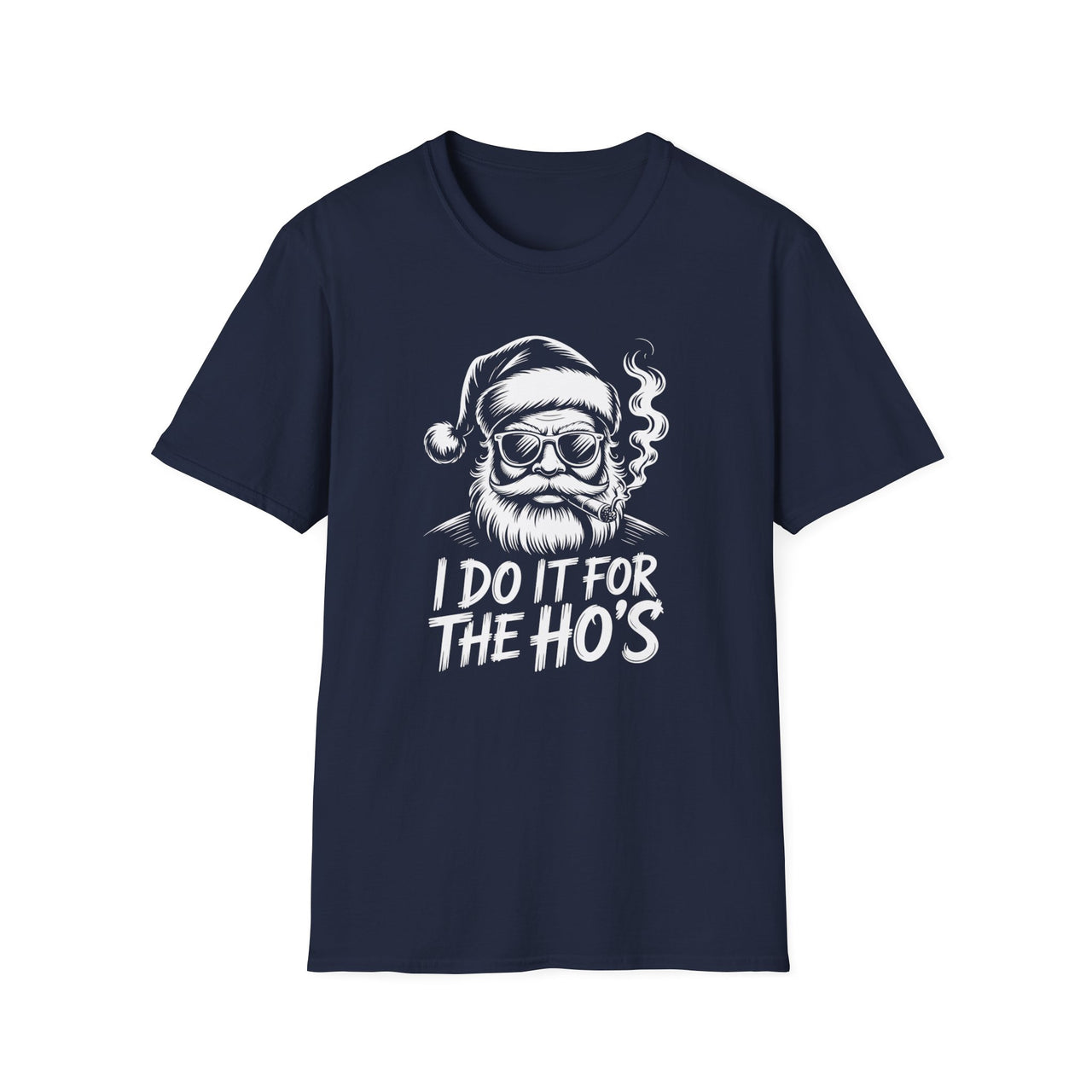Funny Christmas T-Shirt – I Do It for the Hos – Adult Holiday Humor Tee – Men’s & Women’s Christmas Shirt