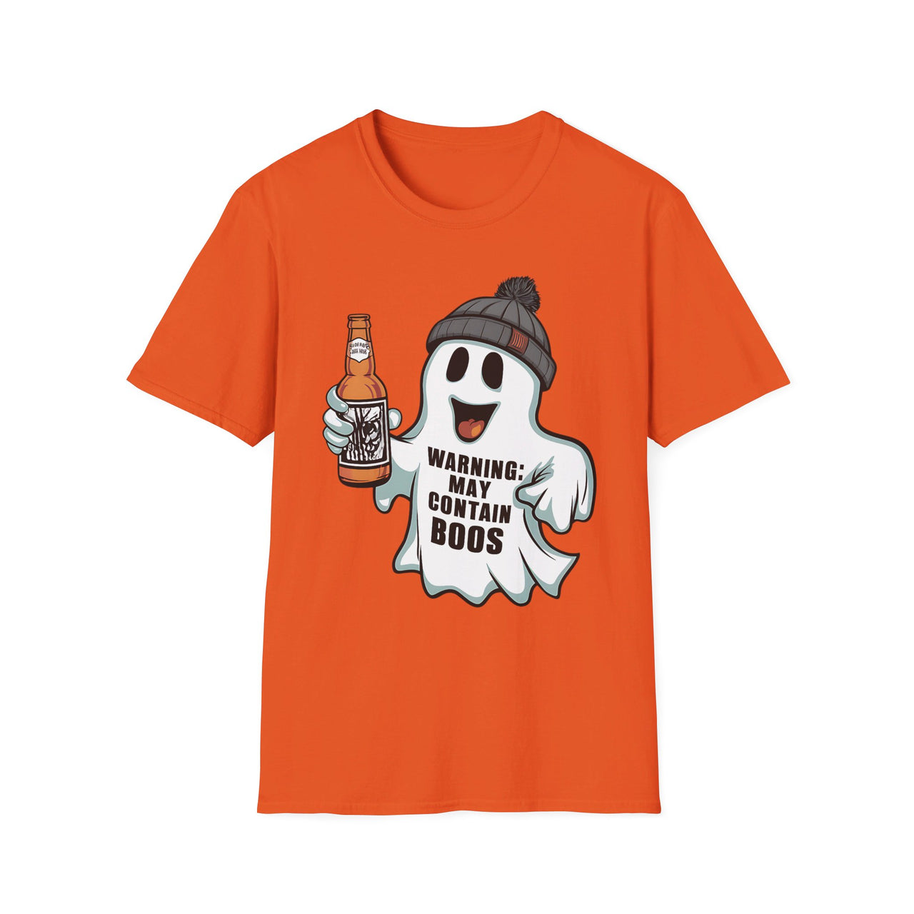 Warning May Contain Boos Funny Halloween Tee