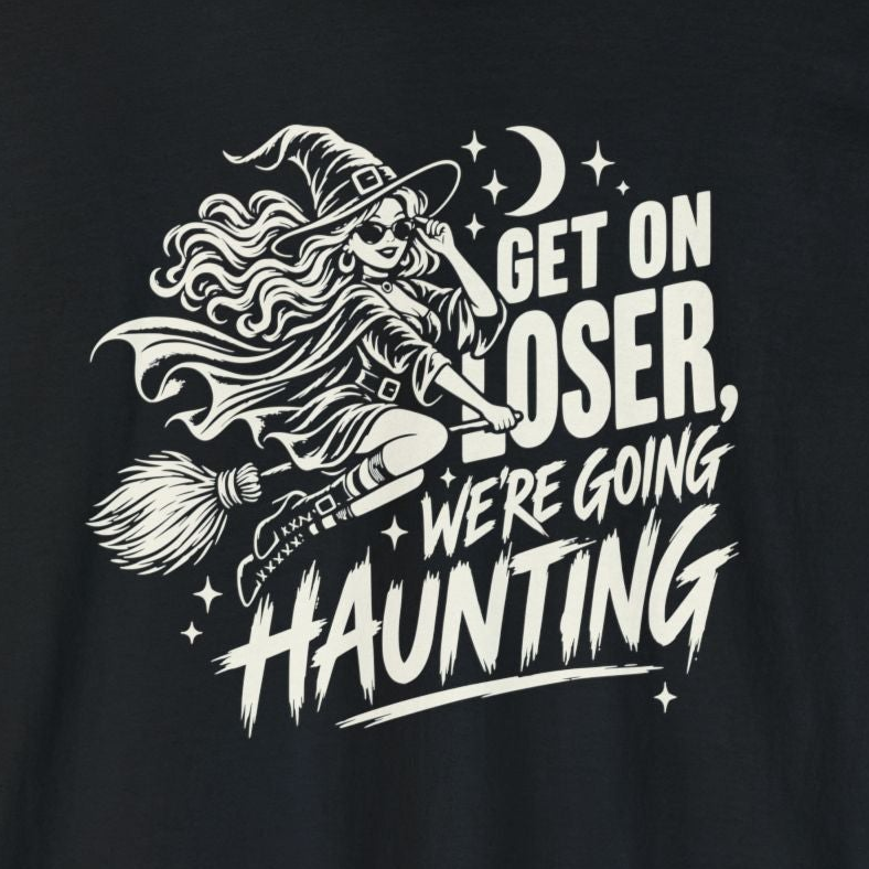 Comfort Colors Get On Loser We’re Going Haunting Halloween Long Sleeve Shirt