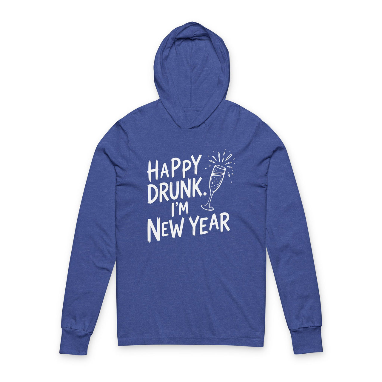 Happy Drunk. I'm New Year - Funny New Year's Eve Featherweight Hoodie - Unisex (Men's & Women's)