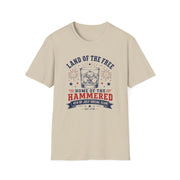 Vintage red white and blue whiskey lover t-shirt