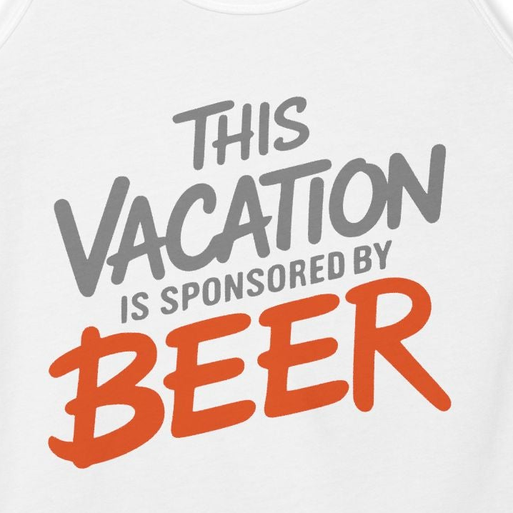 This Vacation Is Sponsored by Beer Racerback Tank