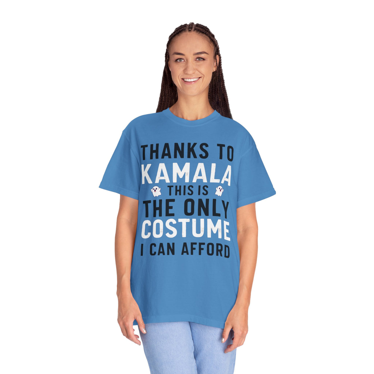 Thanks To Kamala Comfort Colors Funny Halloween Tee