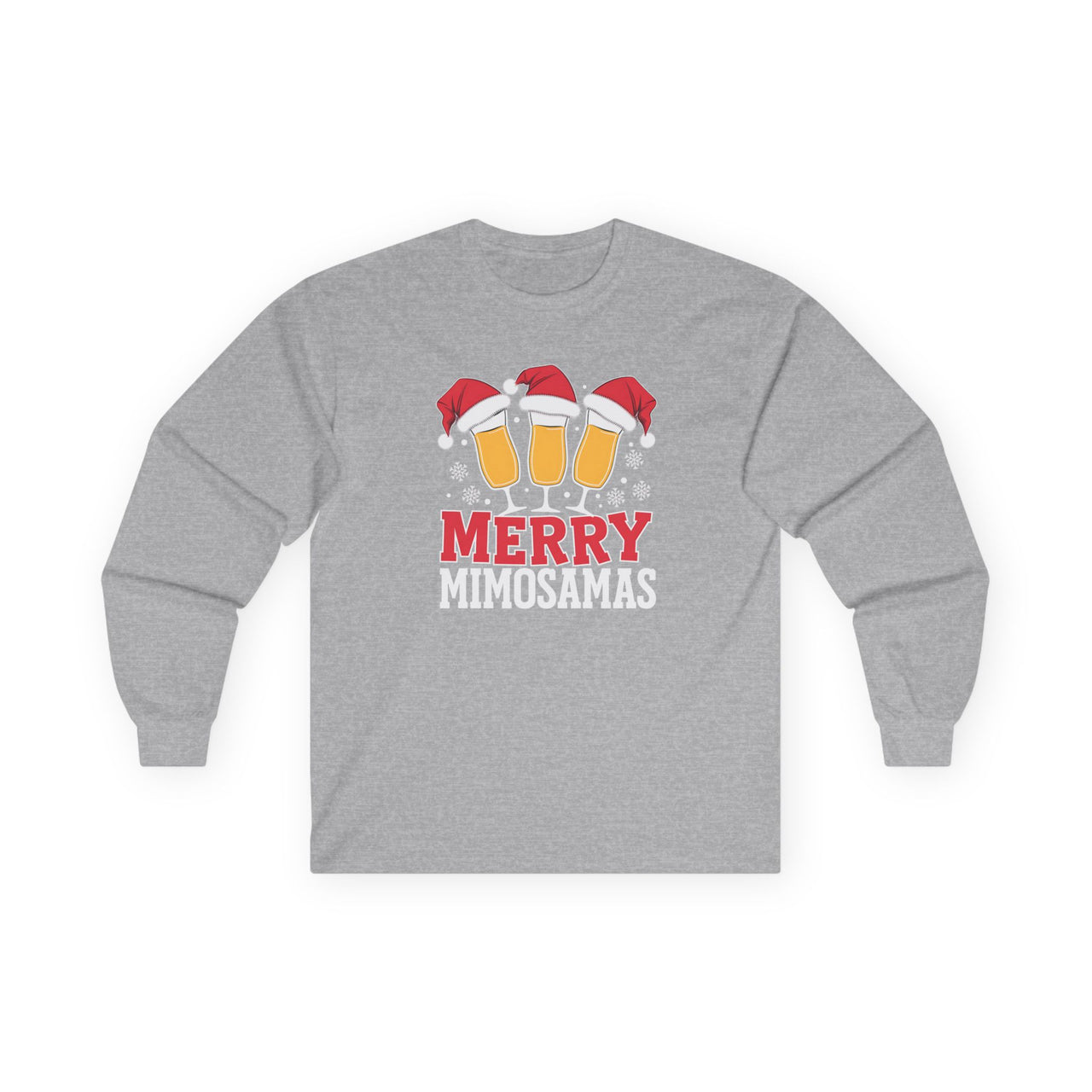 Merry Mimosamas – Funny Christmas Brunch Long Sleeve Tee
