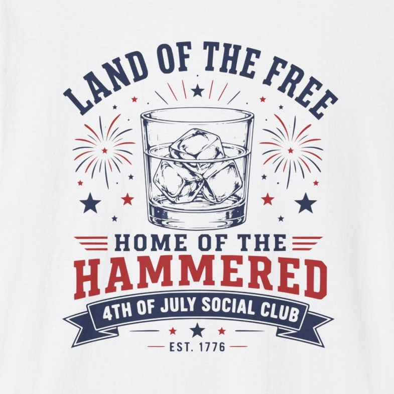 Funny summer party shirt for bourbon lovers and cookouts