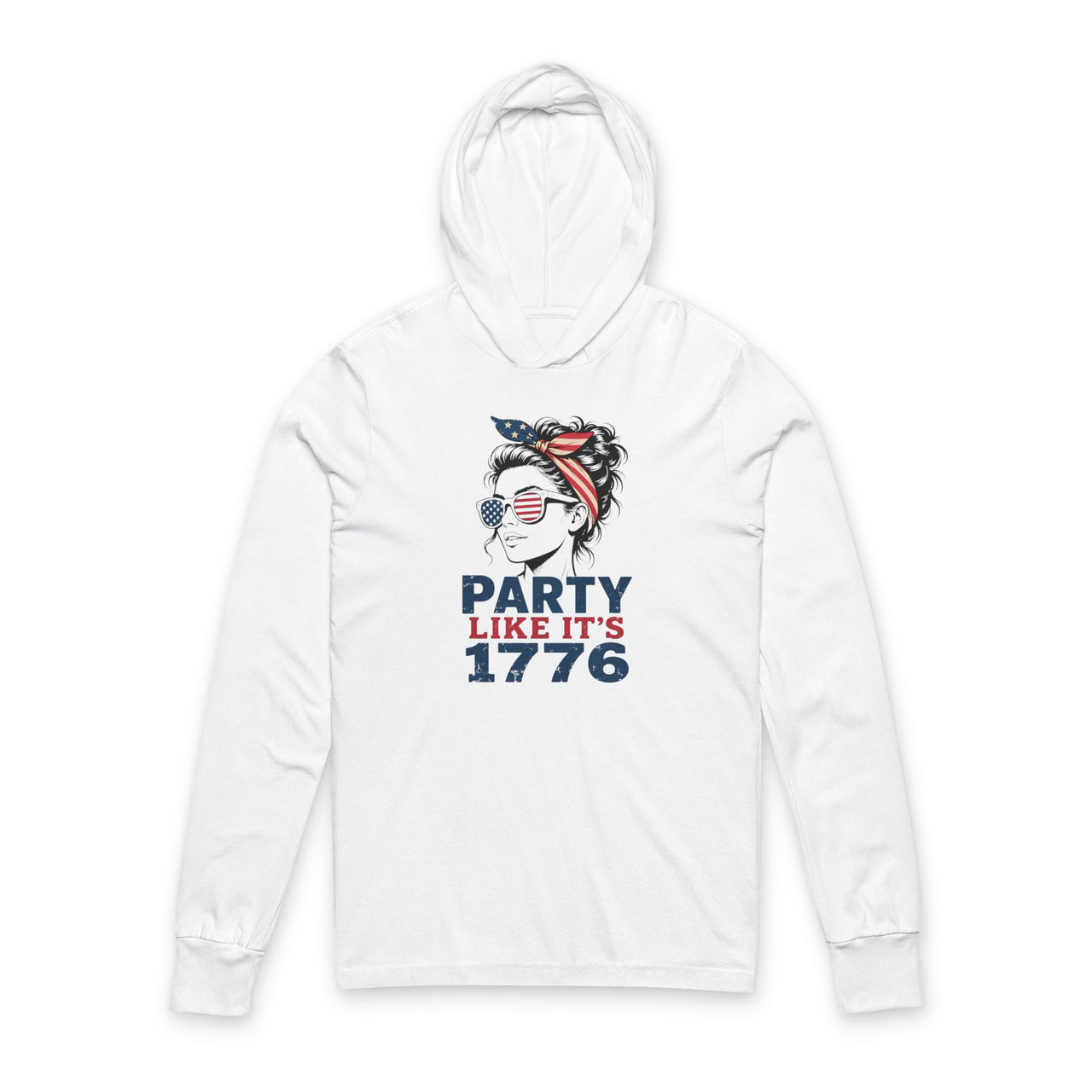 Party Like It’s 1776 Patriotic Women's Lightweight Hoodie
