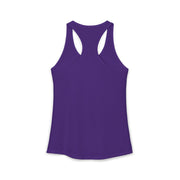 a purple racerback tank top with 'This Vacation is Sponsored by Beer' text funny spring break, beach trip, bachelorette party, girls trip, or lake season design
