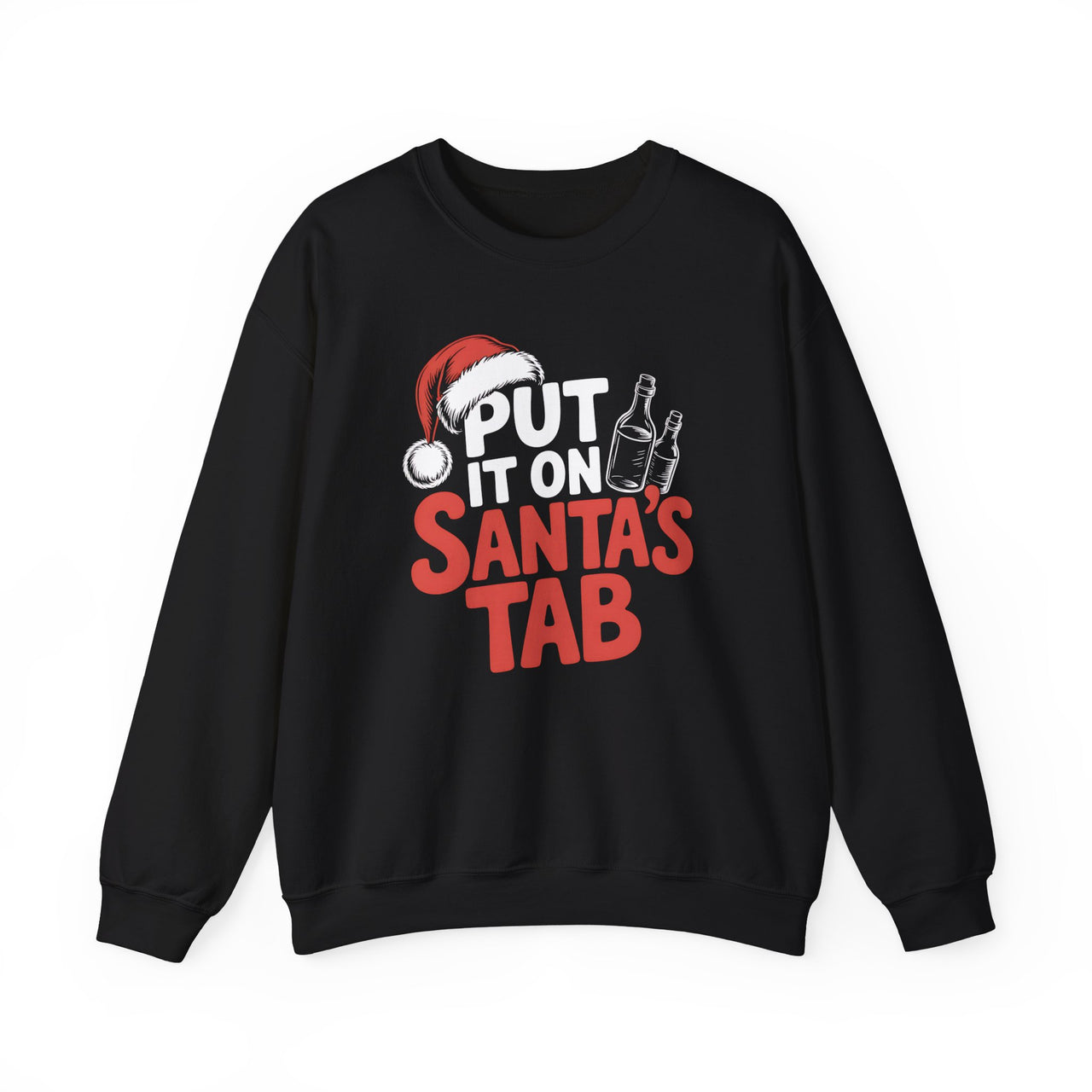 Put It On Santa’s Tab – Funny Christmas Drinking Sweatshirt