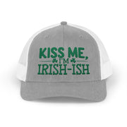 St. Patrick’s Day snapback trucker hat with I’ll Be Your Lucky Charm text