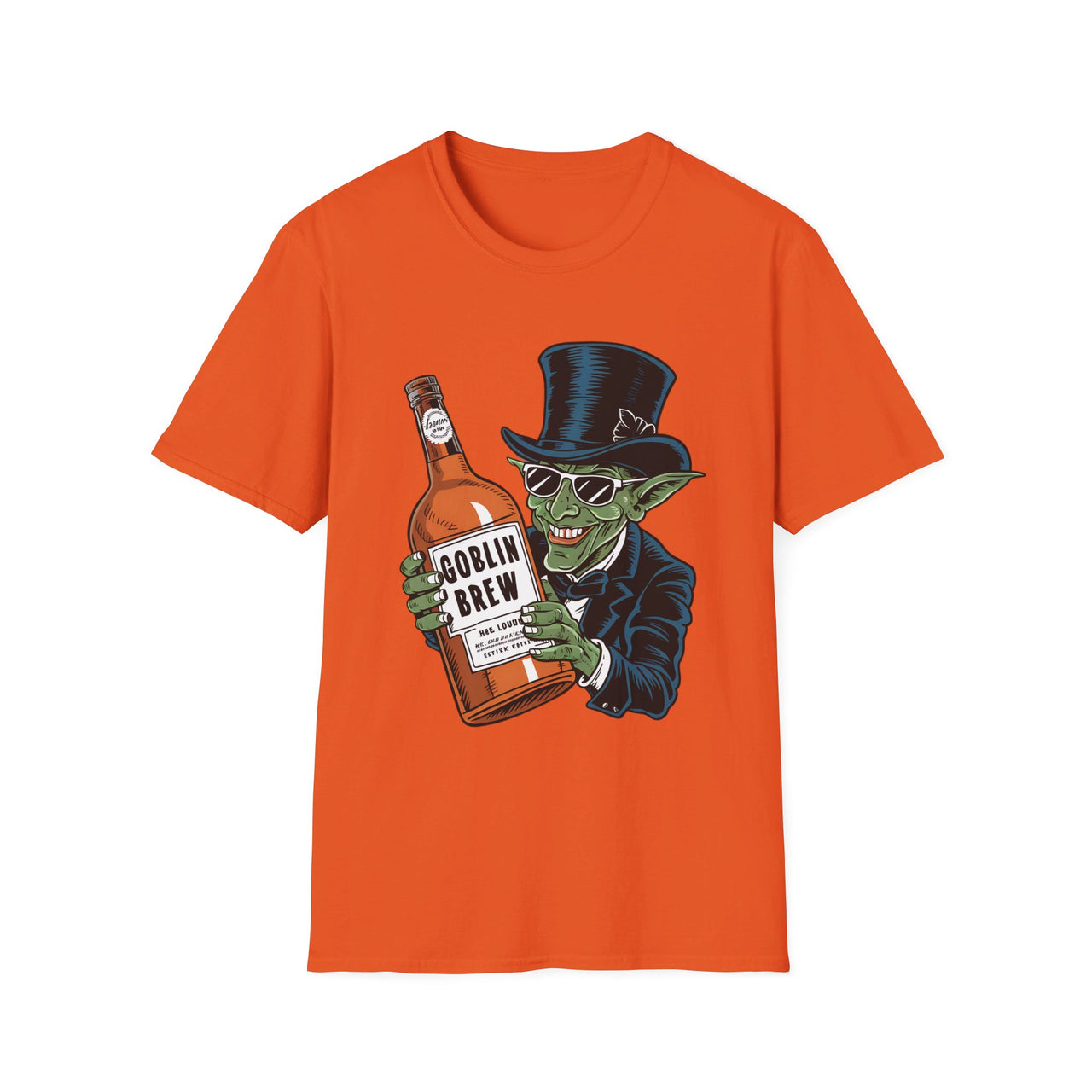 Beer Goblin Funny Halloween Graphic Tee