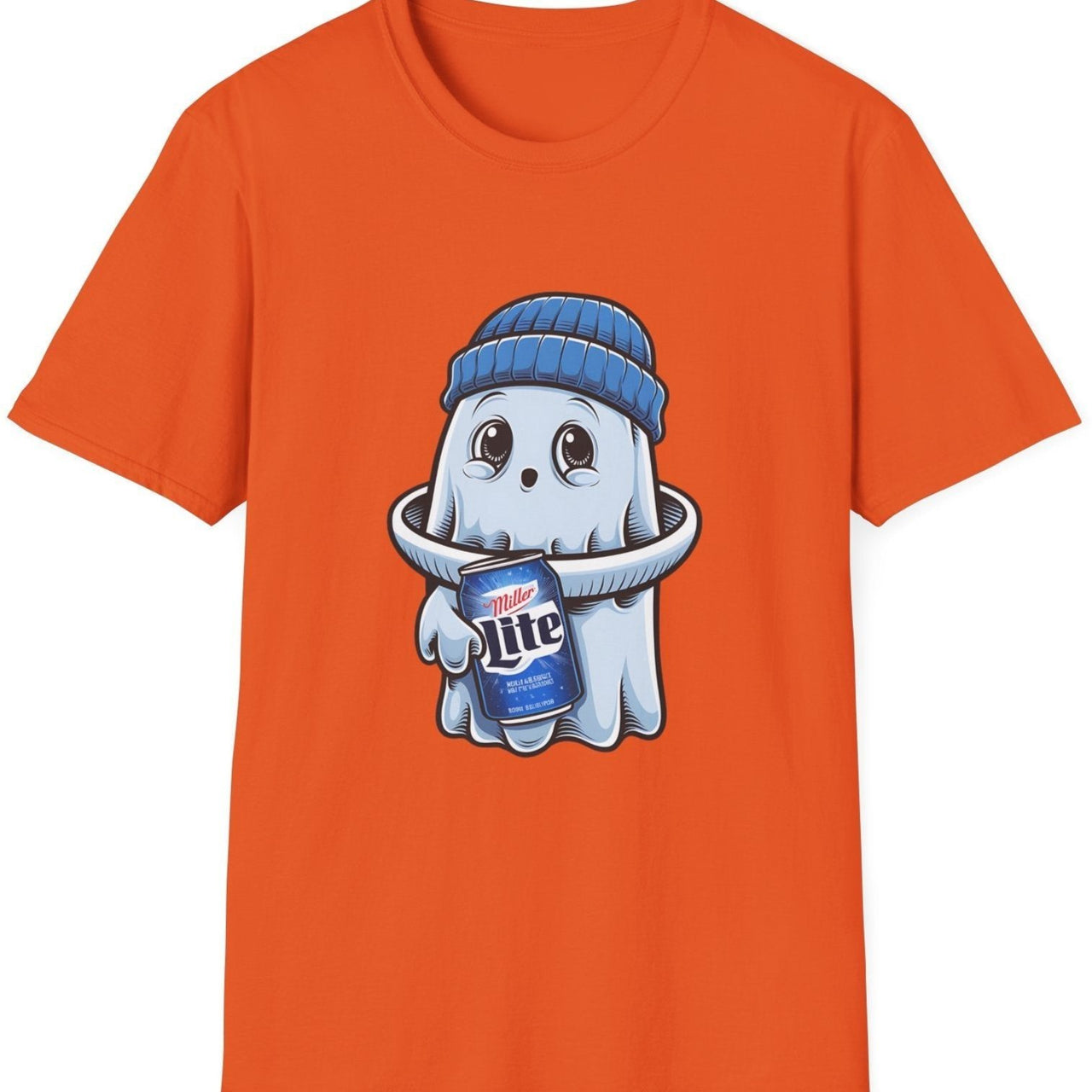 Miller Lite Ghost Halloween Tee