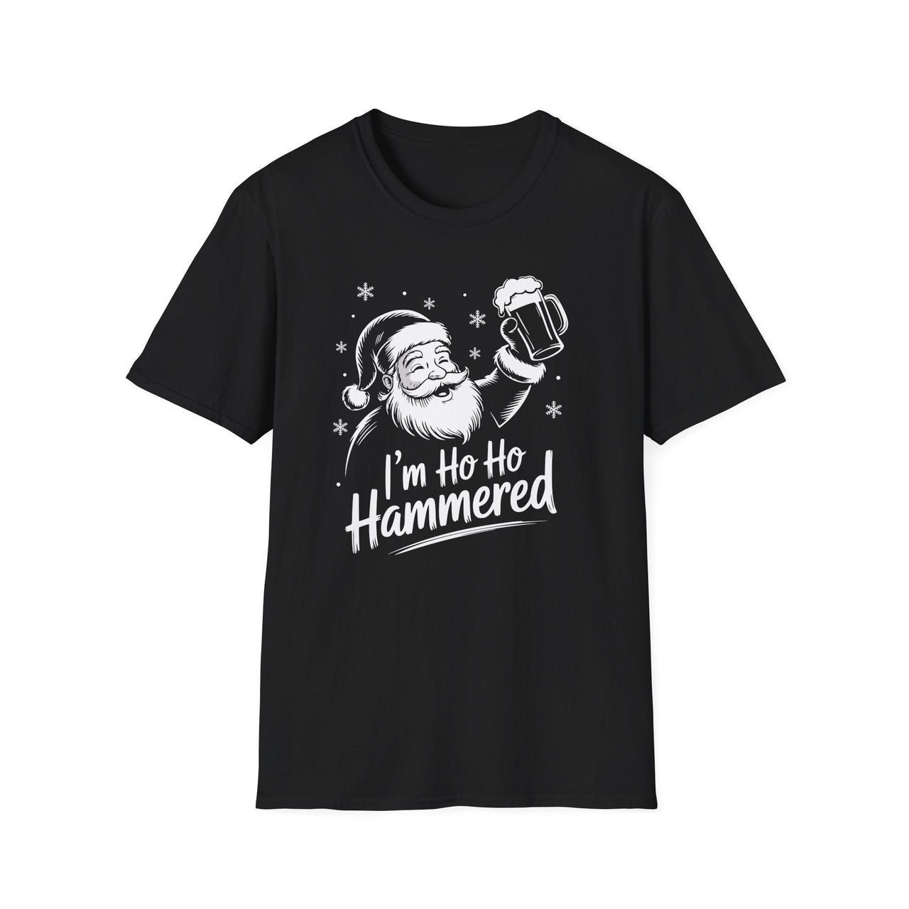 Funny Christmas T-Shirt – I’m Ho Ho Hammered – Holiday Drinking Humor Tee – Men’s & Women’s Christmas Shirt