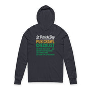 St. Patrick’s Day Pub Crawl Checklist lightweight hoodie