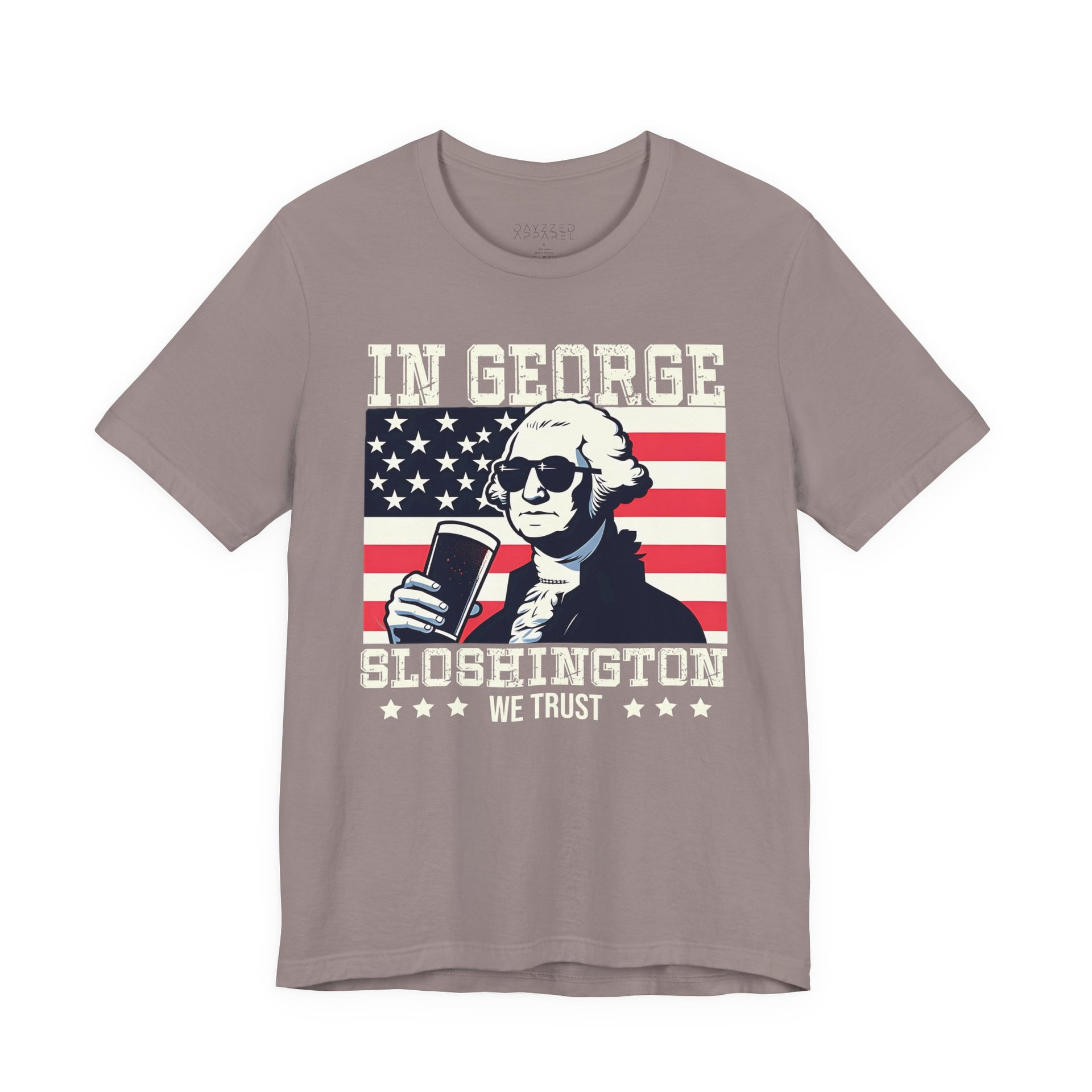 George Washington-inspired beer shirt for Independence Day BBQs