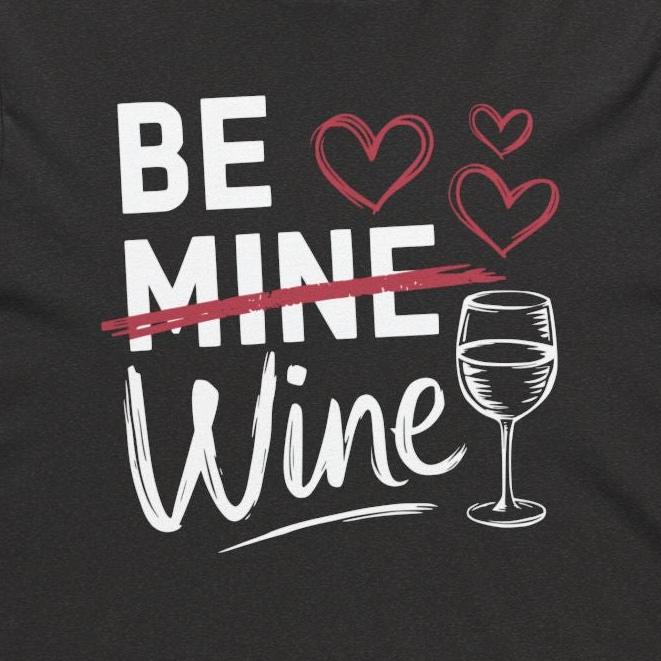 Be Wine - Funny Valentine's Day Wine Lover Featherweight Hoodie - Unisex (Men & Women)