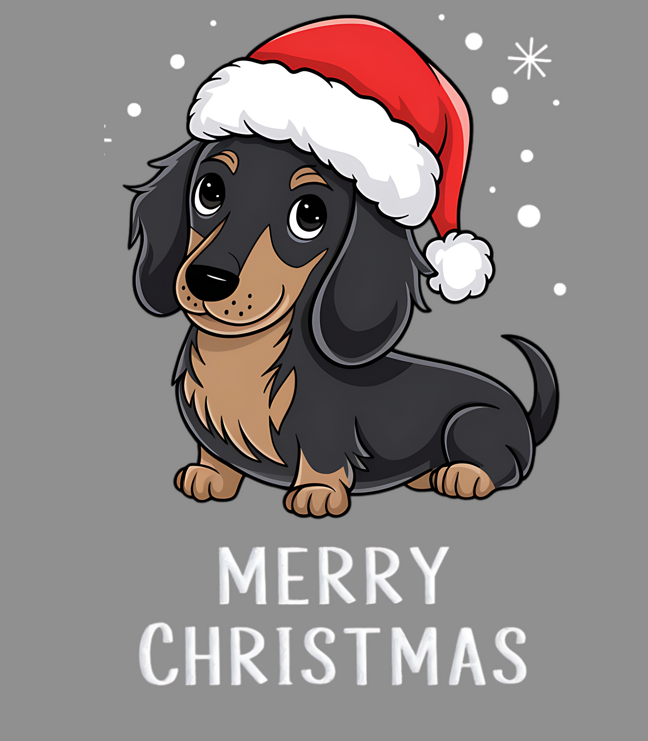 Merry Christmas Dachshund Sweatshirt – Cute Holiday Dog Design