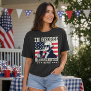 Funny George Sloshington 4th of July patriotic beer t-shirt