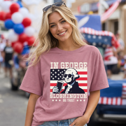 Funny George Sloshington 4th of July patriotic beer t-shirt