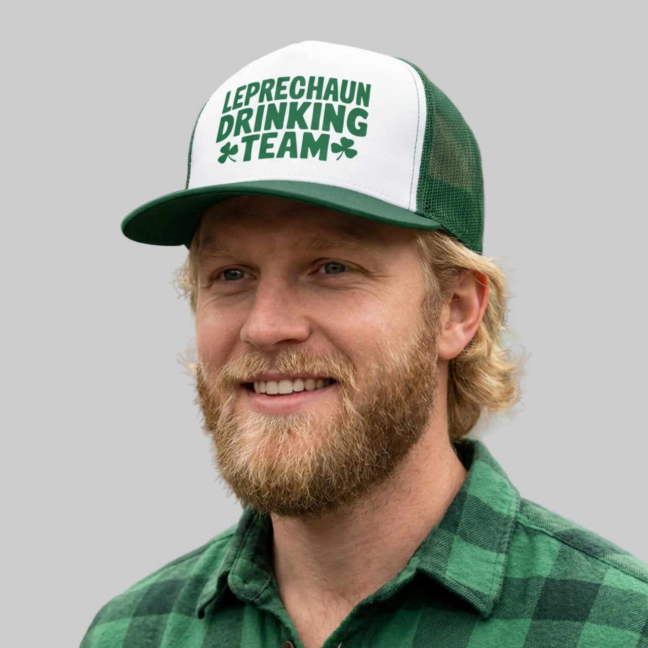 Leprechaun Drinking Team - Funny St. Patrick's Day Trucker Hat - Classic Snapback Cap