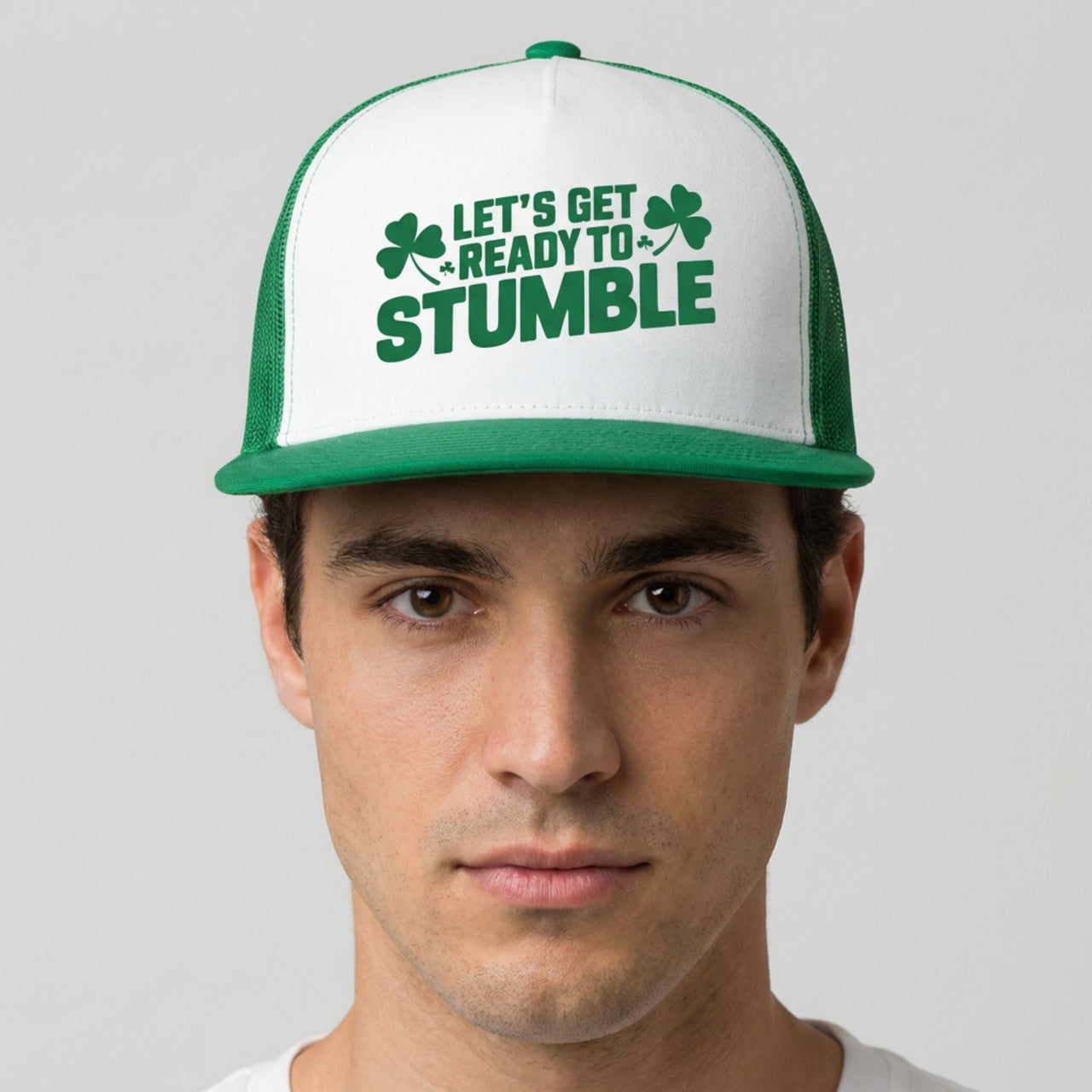 Let's Get Ready To Stumble - Funny St. Patrick's Day Trucker Hat - Classic Snapback Cap