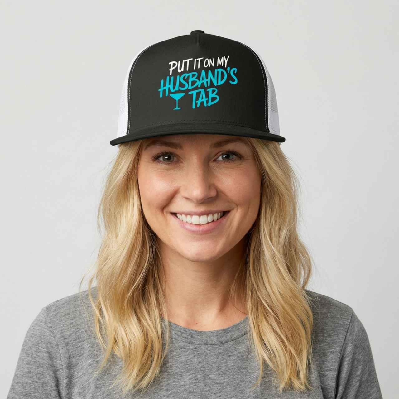Put It on My Husband’s Tab Spring Break Trucker Hat