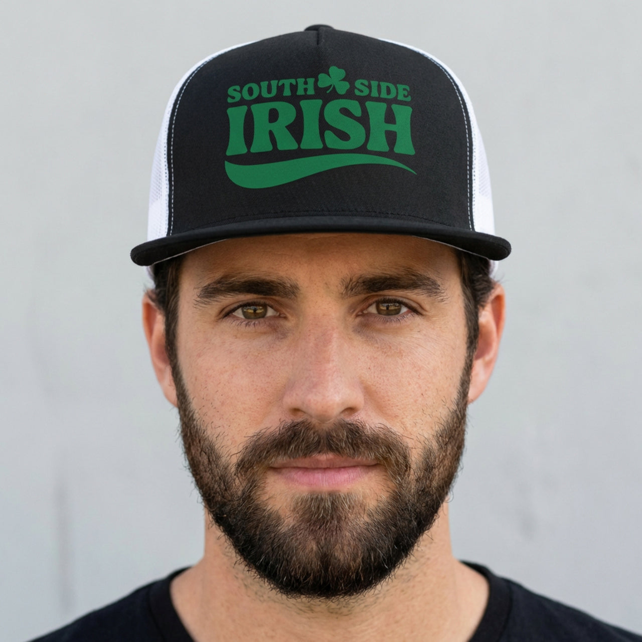 Southside Irish Chicago Trucker Hat - St. Patrick's Day Snapback Cap