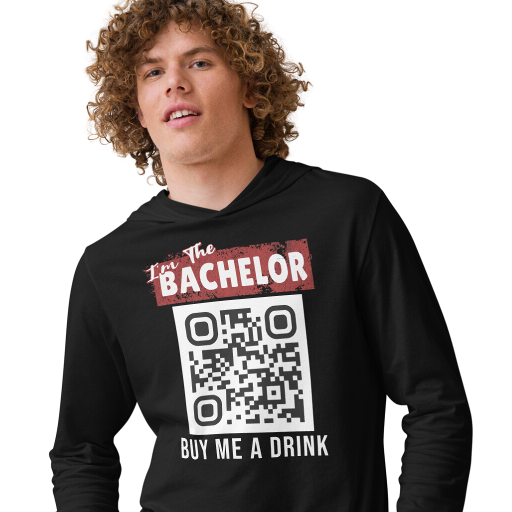 I'm The Bachelor Buy Me A Drink Lightweight Hoodie - Personalizable