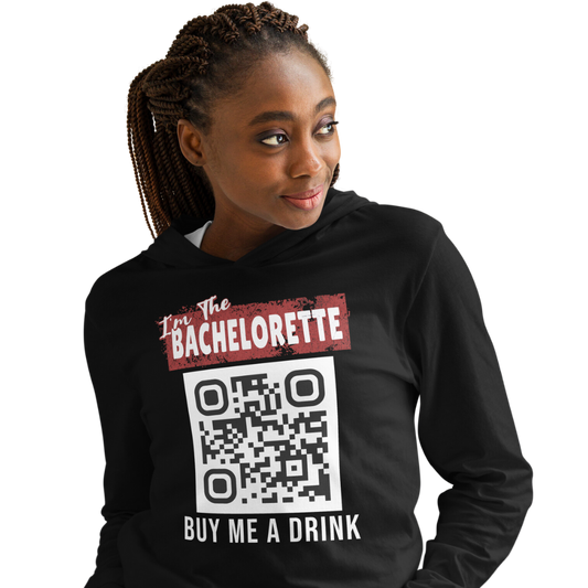 I'm The Bachelorette Buy Me A Drink Lightweight Hoodie - Personalizable