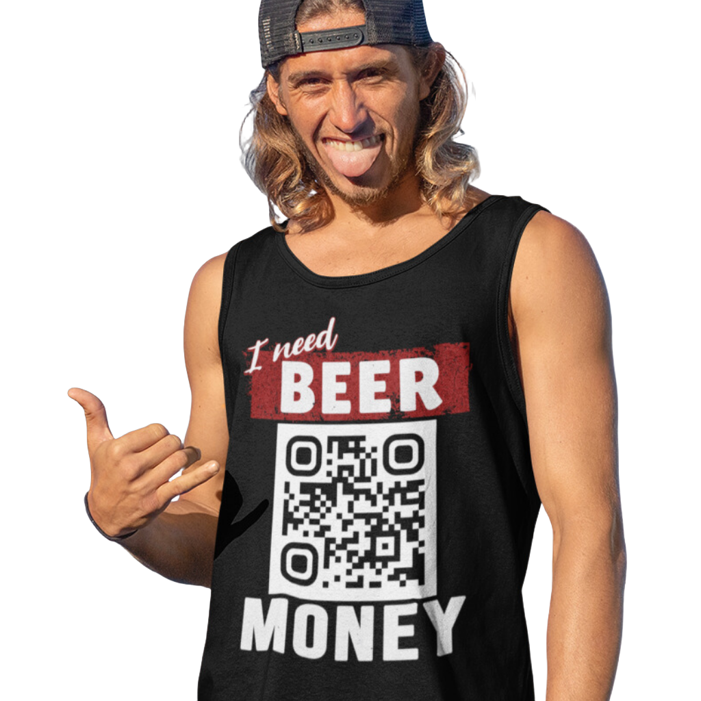 I Need Beer Money Men's Tank Top - Personalizable