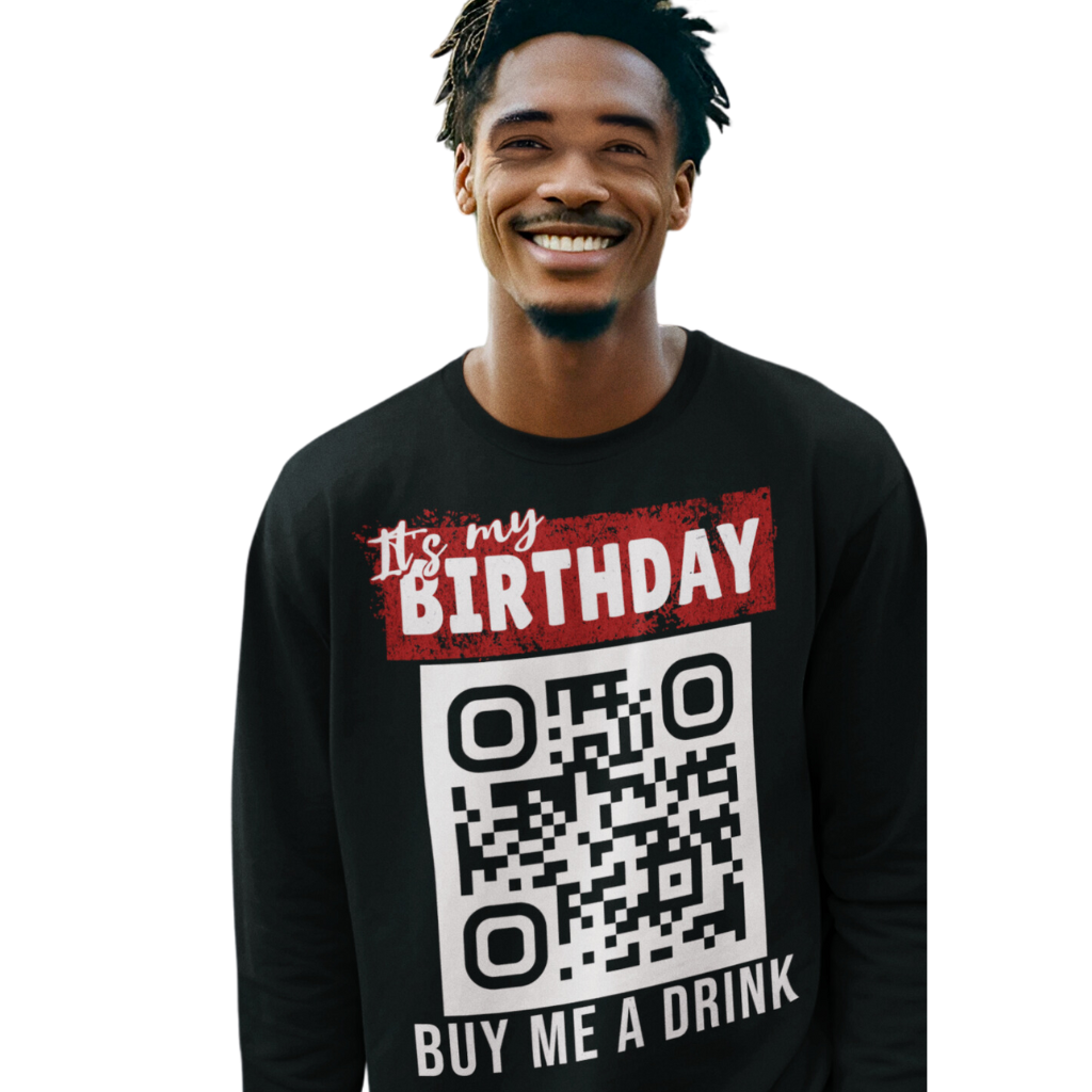 It's My Birthday Buy Me A Drink Sweatshirt - Personalizable