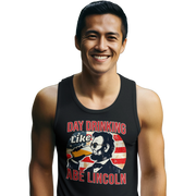 Show your patriotism in style with our Day Drinking Like Abe Lincoln 4th of July tank top. Perfect for BBQs and summer parties with a comfy and iconic design.