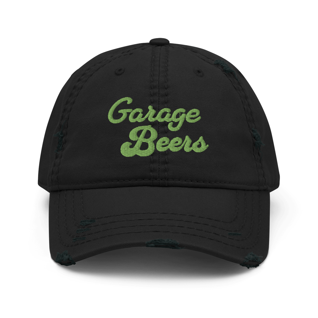 Garage Beers Distressed Dad Hat - Add Edge to Your LookElevate your style with the Garage Beers Distressed Dad Hat. Perfect for a casual day out. Pre-shrunk & ready for fun. Shop now!