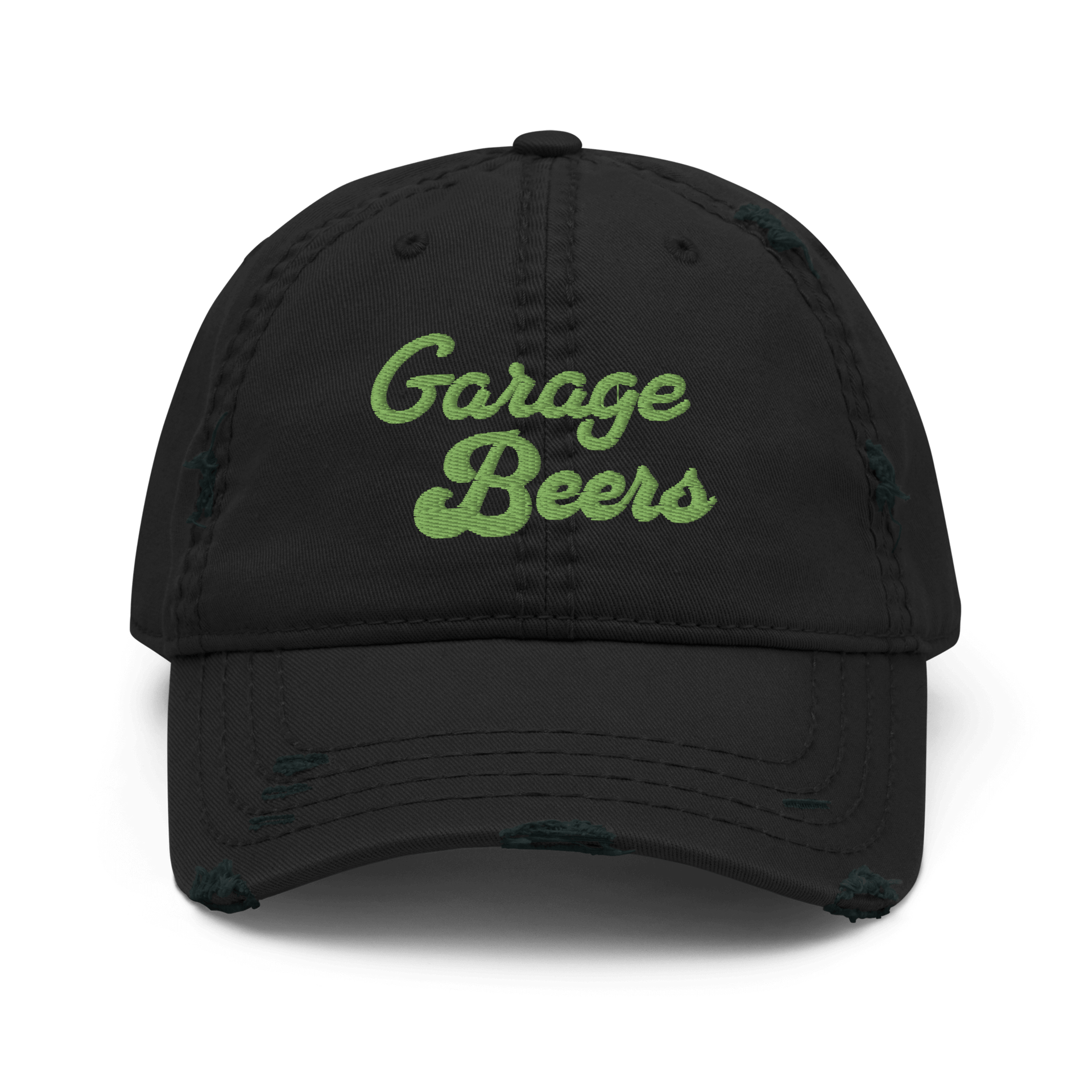 Garage Beers Distressed Dad Hat - Add Edge to Your LookElevate your style with the Garage Beers Distressed Dad Hat. Perfect for a casual day out. Pre-shrunk & ready for fun. Shop now!