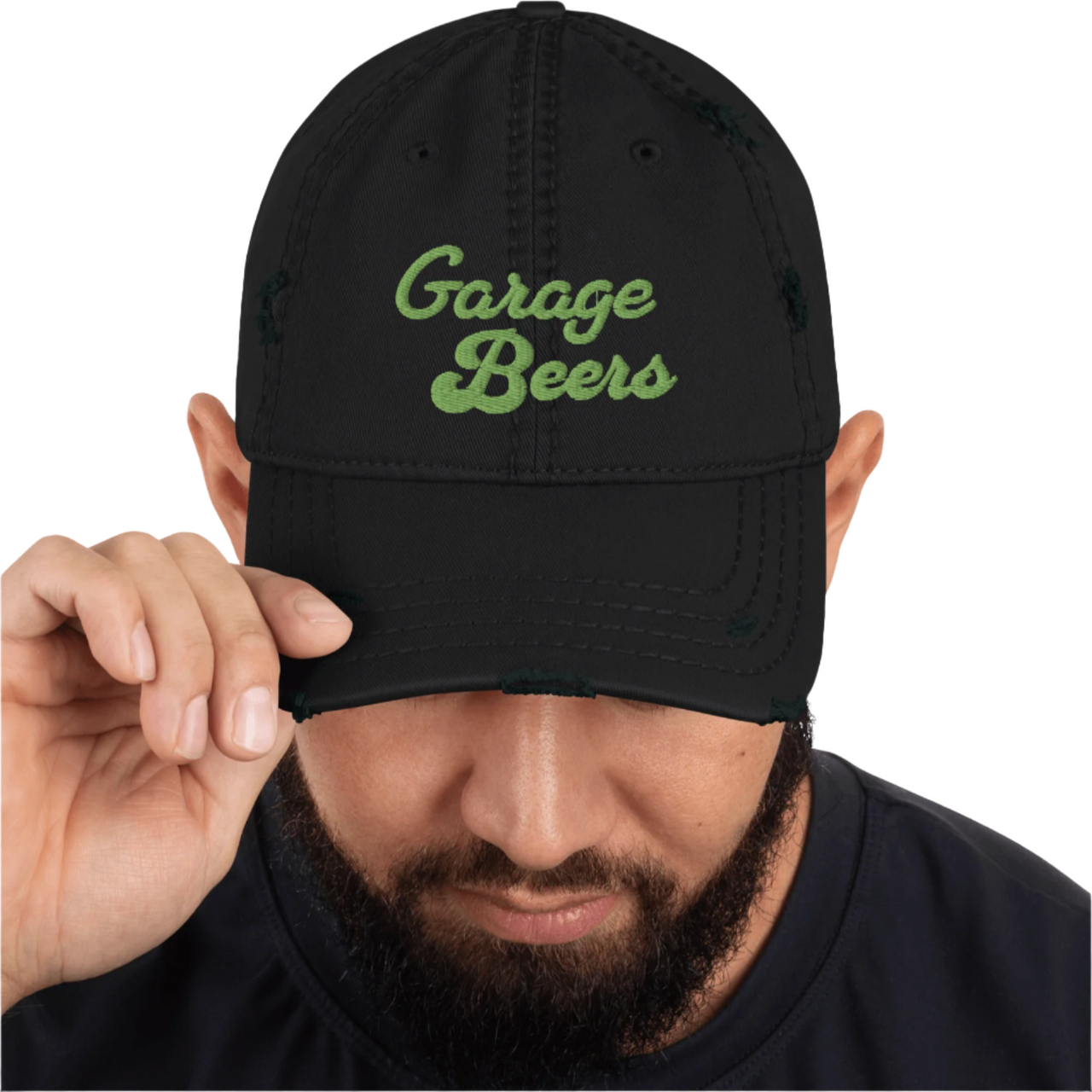 Garage Beers Distressed Dad Hat - Add Edge to Your LookElevate your style with the Garage Beers Distressed Dad Hat. Perfect for a casual day out. Pre-shrunk & ready for fun. Shop now!
