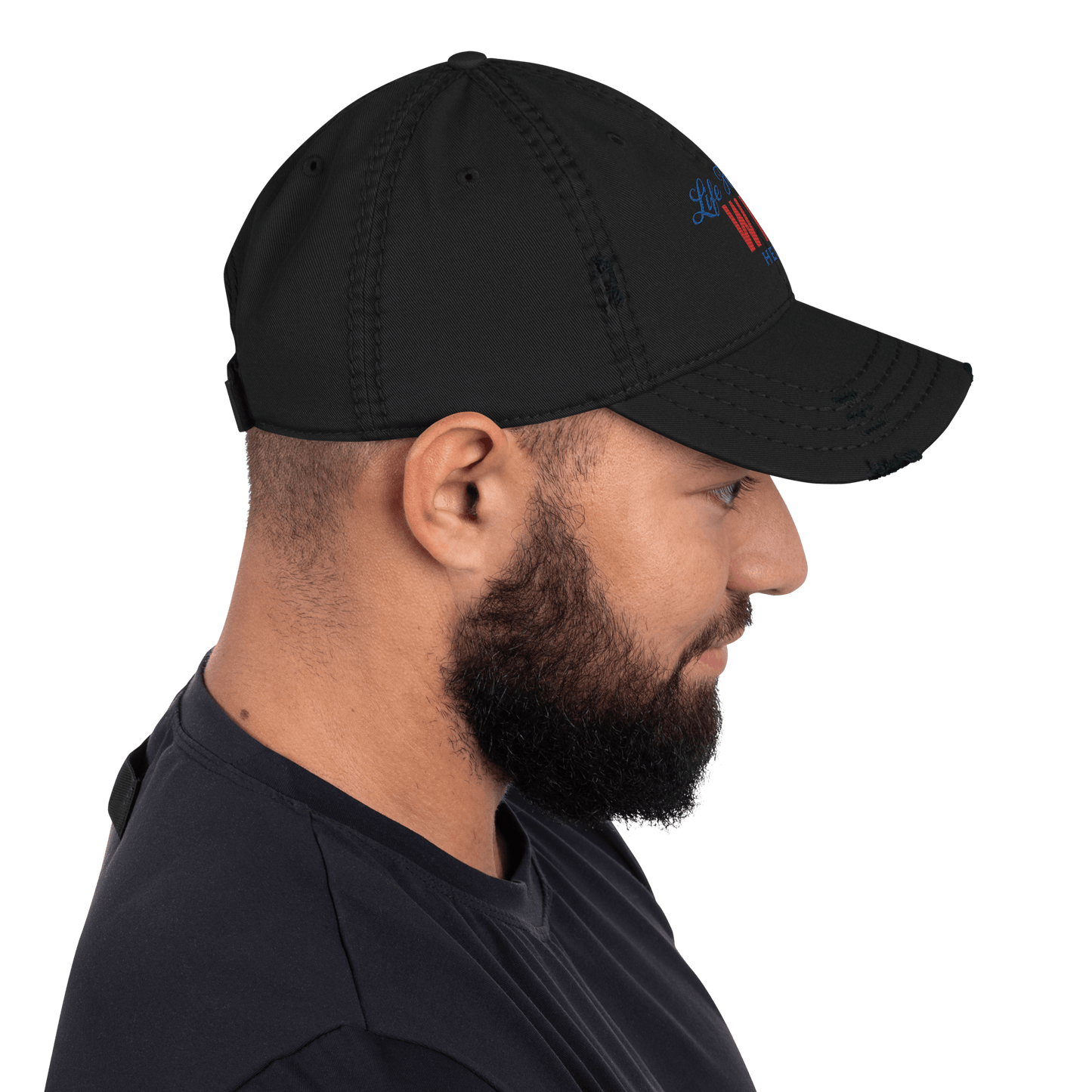 Life Happens Wine Helps Dad Hat - Add Edge to Your LookElevate your style with our "Life Happens Wine Helps" Dad Hat. Perfect for any occasion, blending humor and style. Ideal for drinking enthusiasts.