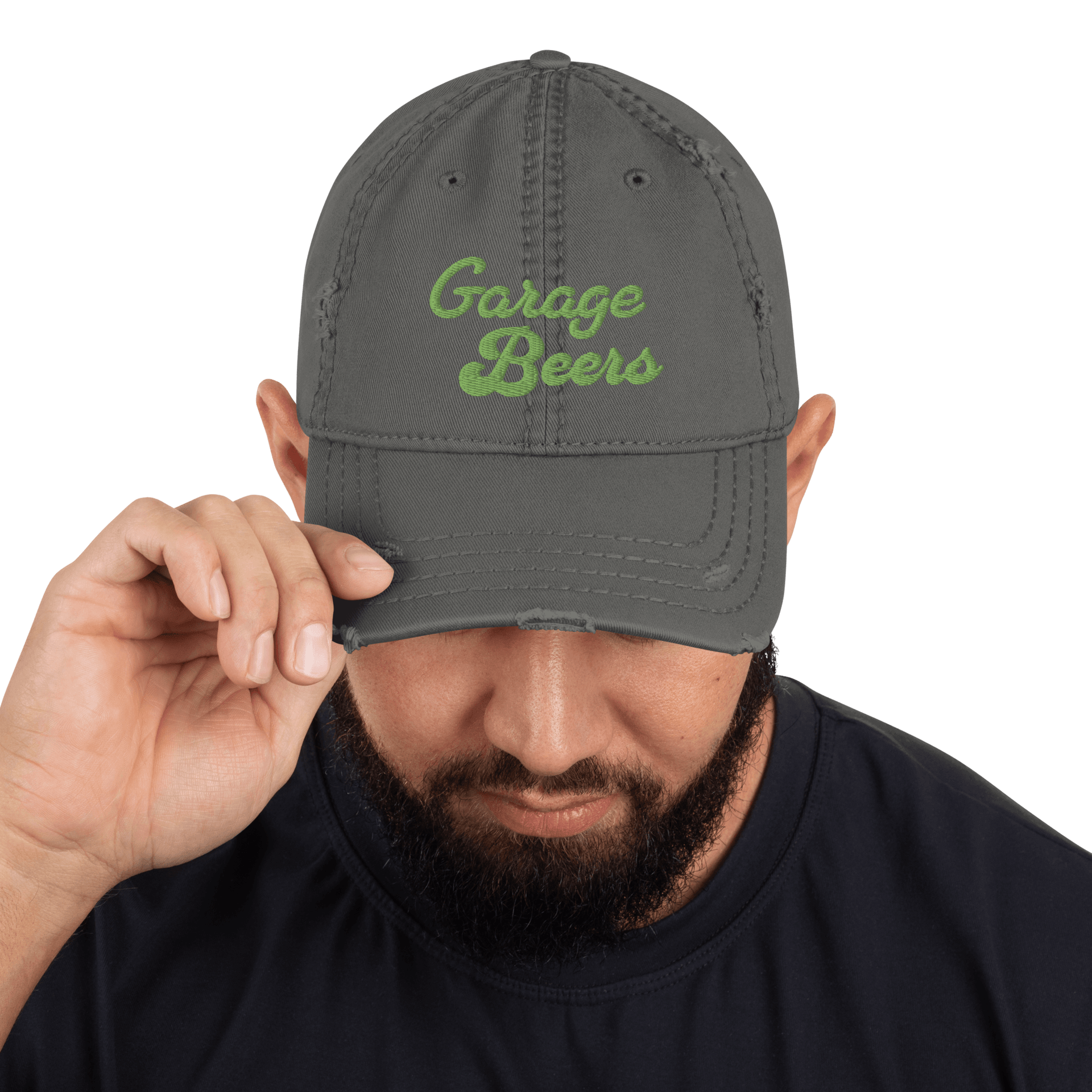 Garage Beers Distressed Dad Hat - Add Edge to Your LookElevate your style with the Garage Beers Distressed Dad Hat. Perfect for a casual day out. Pre-shrunk & ready for fun. Shop now!