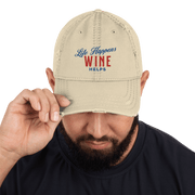 Life Happens Wine Helps Dad Hat - Add Edge to Your LookElevate your style with our "Life Happens Wine Helps" Dad Hat. Perfect for any occasion, blending humor and style. Ideal for drinking enthusiasts.