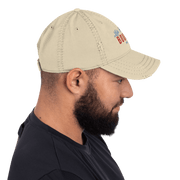 "Life Happens Bourbon Helps" Dad Hat | Fun & Edgy CapAdd flair with our "Life Happens Bourbon Helps" Dad Hat. Perfect for drinking enthusiasts. Distressed style, 100% cotton for comfort & style.