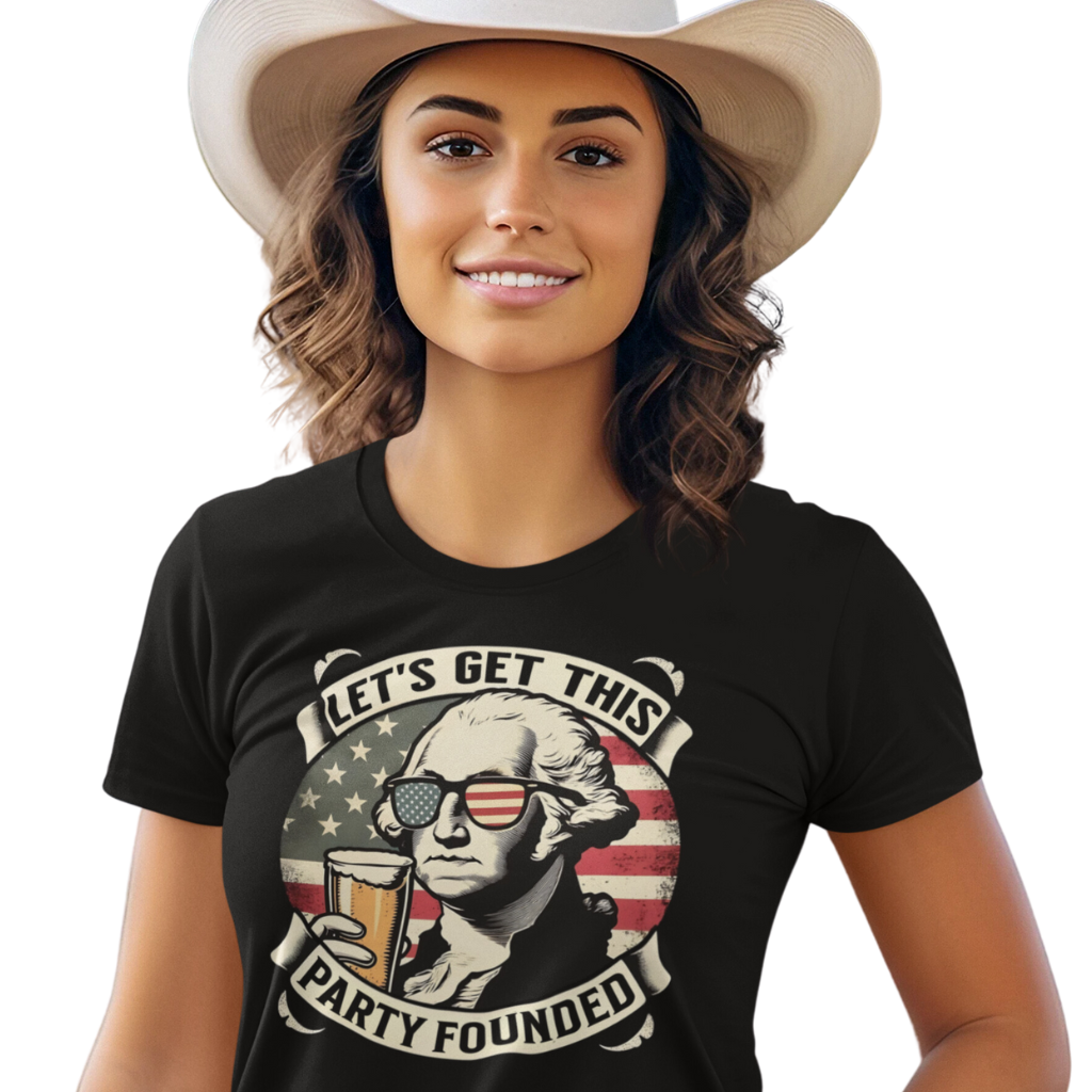 Let's Get This Party Founded 4th of July Tee