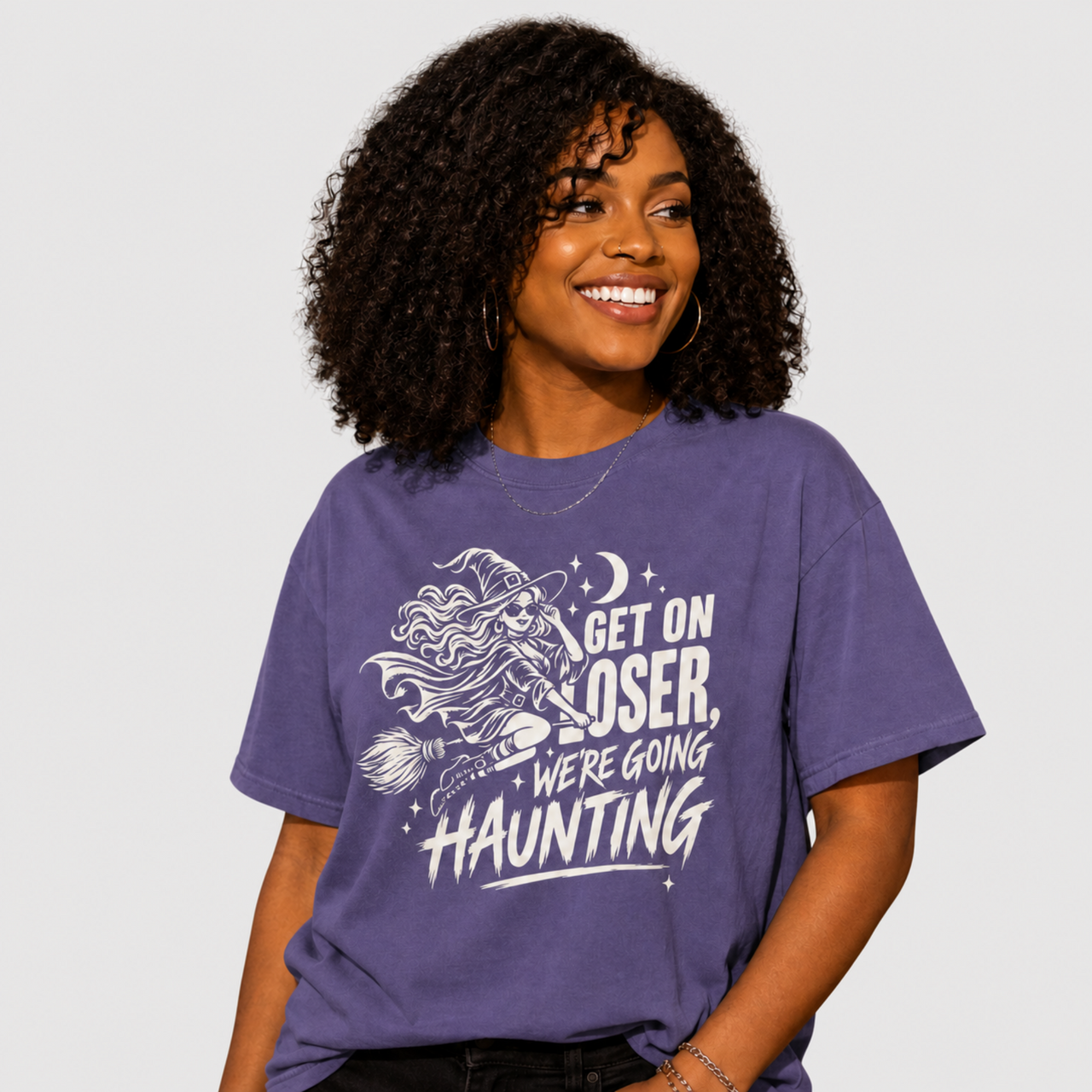 Comfort Colors Get On Loser We’re Going Haunting Halloween Shirt
