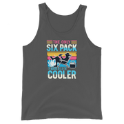 Chill out in style with our beach-themed tank top. Great for summer relaxers and beer lovers alike!