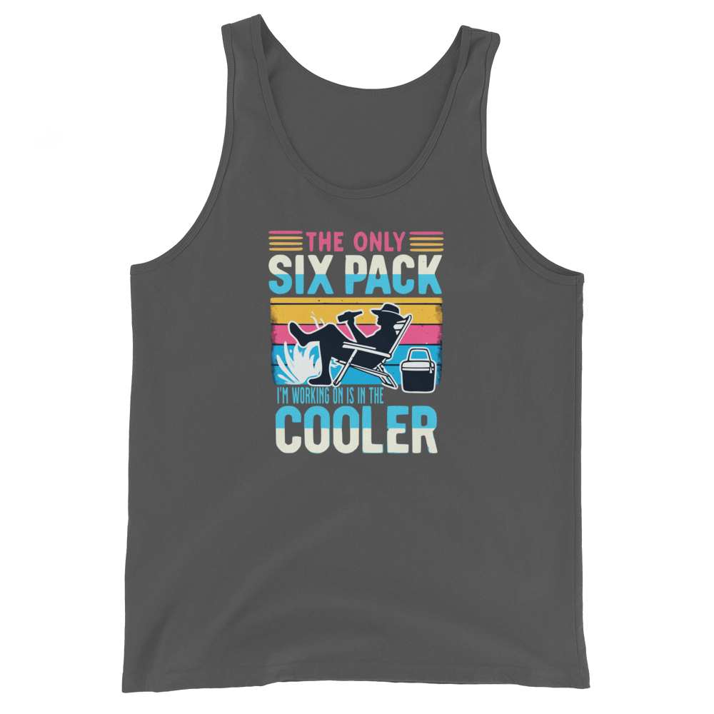 Chill out in style with our beach-themed tank top. Great for summer relaxers and beer lovers alike!