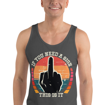 If you need a Sign Tank Top