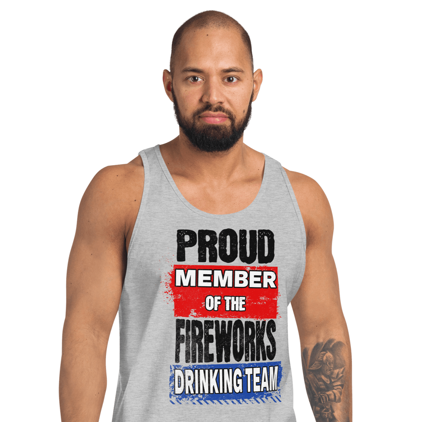 Proud Member of the Fireworks Drinking Team Tank Top