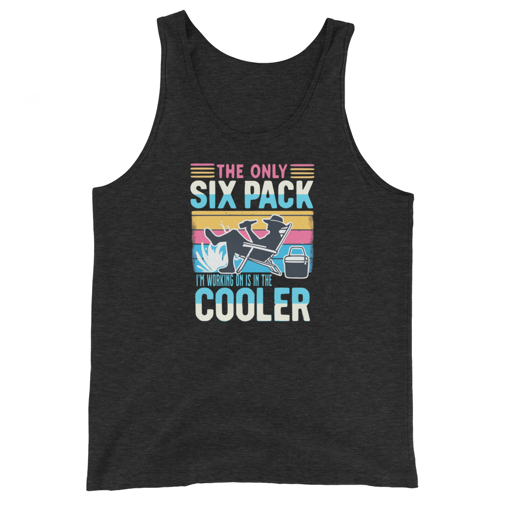 Chill out in style with our beach-themed tank top. Great for summer relaxers and beer lovers alike!