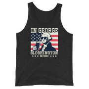 Celebrate 4th of July in style with our George Sloshington tank top. Perfect for BBQs & summer fun, featuring a fun patriotic design.